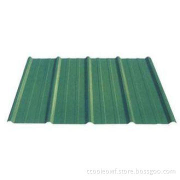Green Color coated steel roof tiles 1000mm Steel Plate Comp